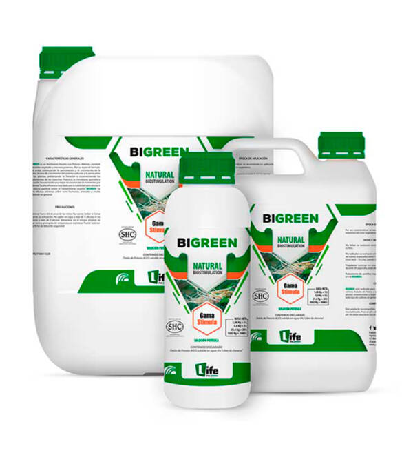 Imagen de los envases de Bigreen