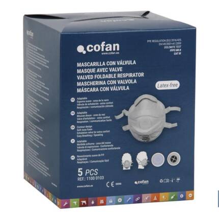 Mascarilla FFP3D
